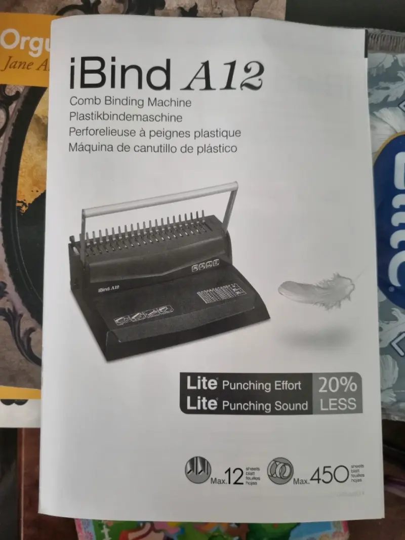 Encuadernadora iBind A12 con Canutillo - 2