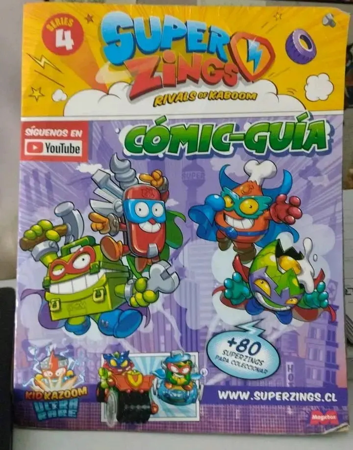 Cómic-Guía SuperZings Serie 4 con Figuras - 1