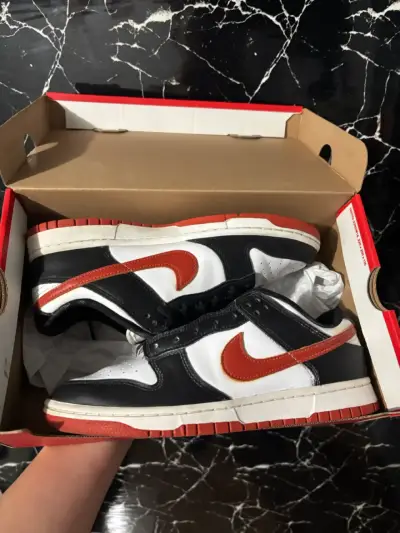 Zapatillas Nike Dunk Low Retro negras y blancas - miniatura 1