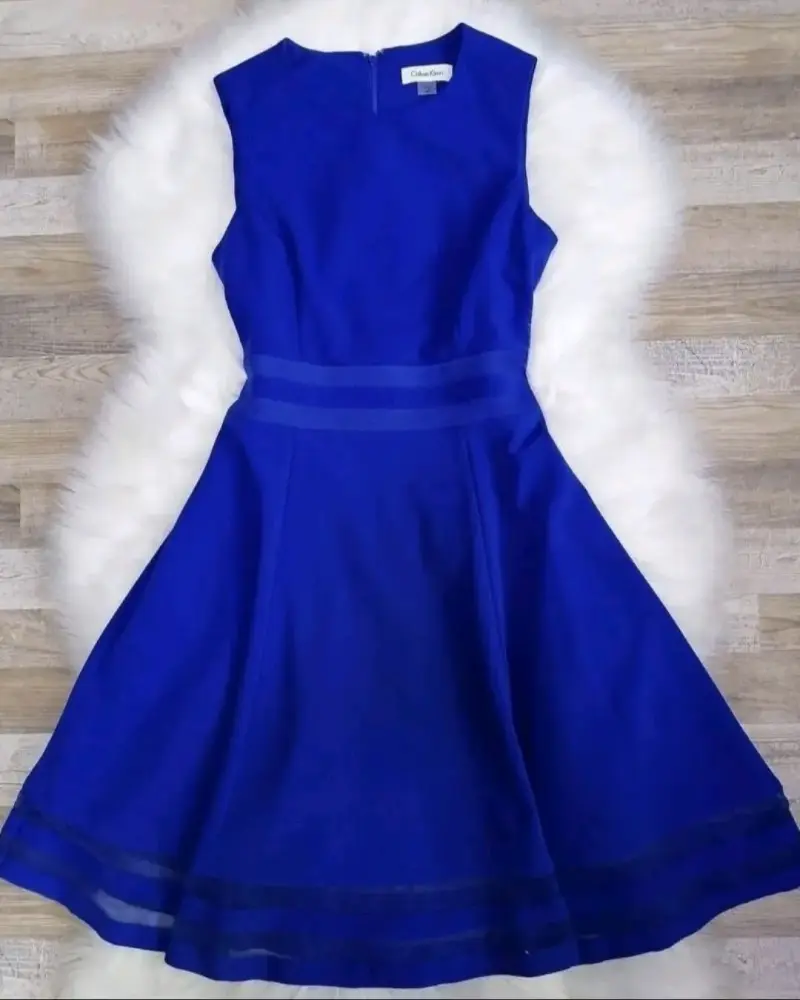 Vestido azul elegante Calvin Klein