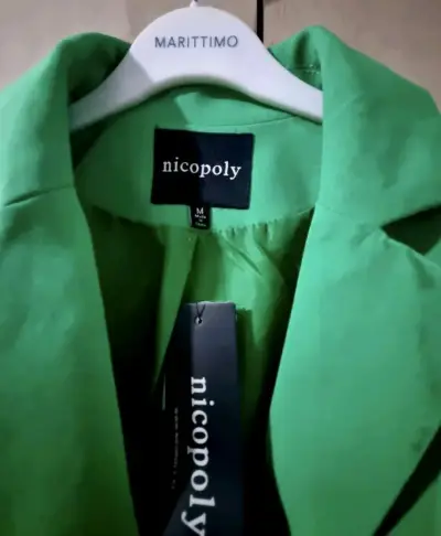 Blazer verde mujer Nicopoly elegante - miniatura 2
