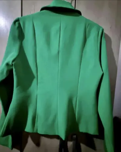 Blazer verde mujer Nicopoly elegante - miniatura 3