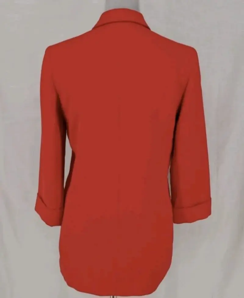 Blazer rojo para mujer Express elegante - 2