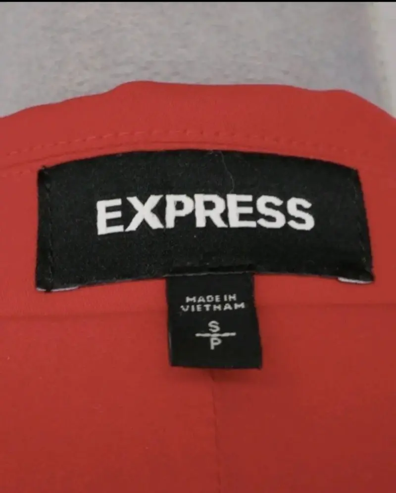 Blazer rojo para mujer Express elegante - 3