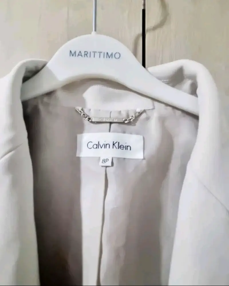 Blazer Beige Calvin Klein para Mujer - 2