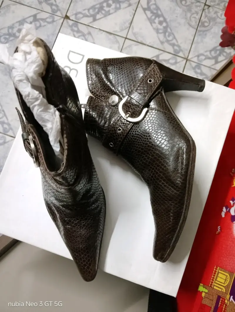 Botines de tacón alto negros - 4