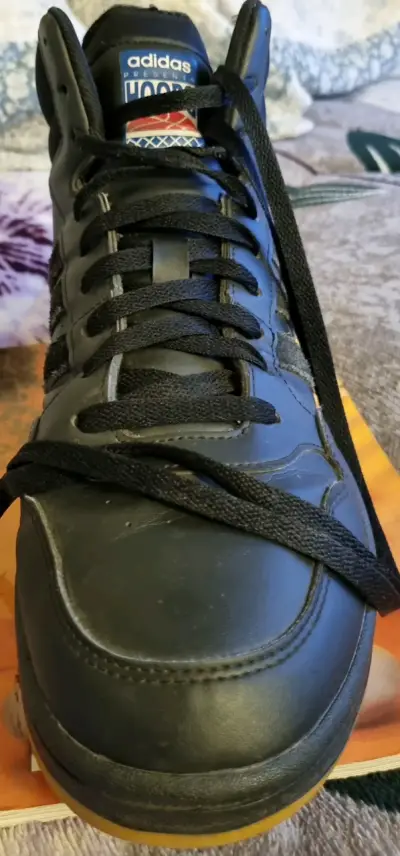 Zapatillas deportivas negras Adidas Hoops - miniatura 5