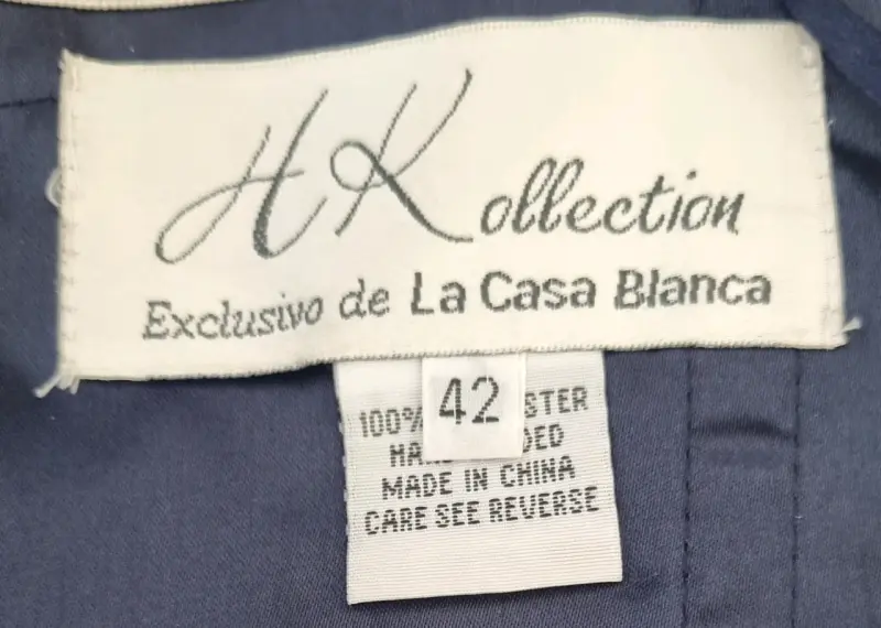 Vestido de fiesta azul con detalles brillantes - 4