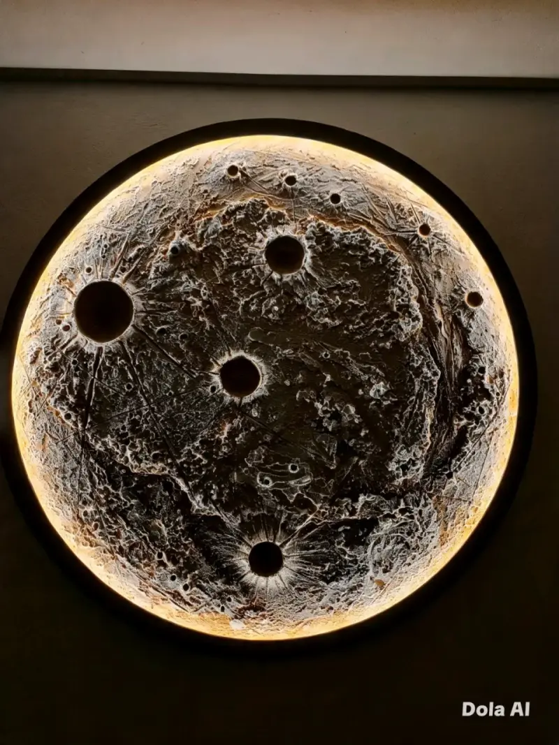 Lámpara luna led