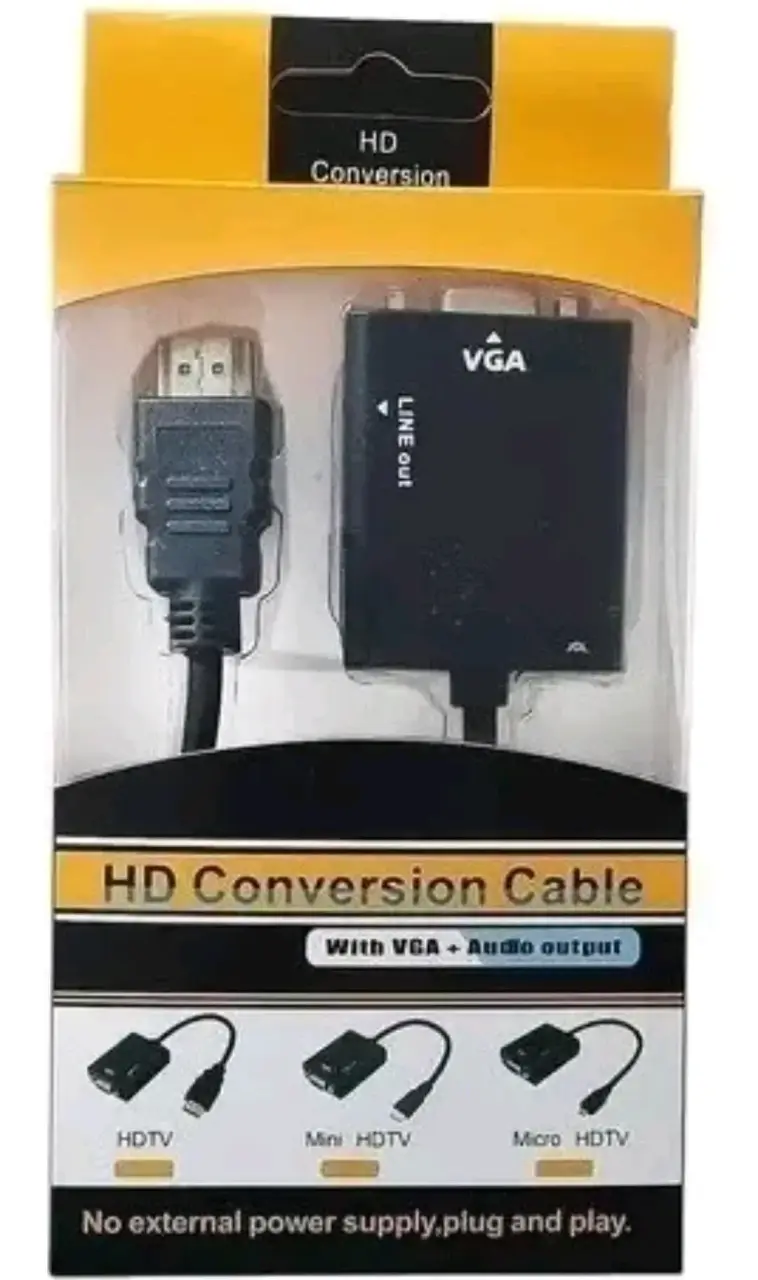 Cable VGA a HDMI