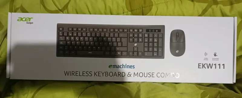 Kit teclado y mouse inalámbrico Acer EKW111 - 3