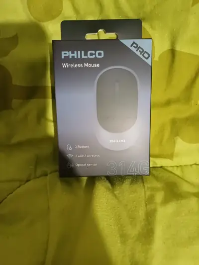 Mouse inalámbrico Philco 314G con sensor óptico - miniatura 1