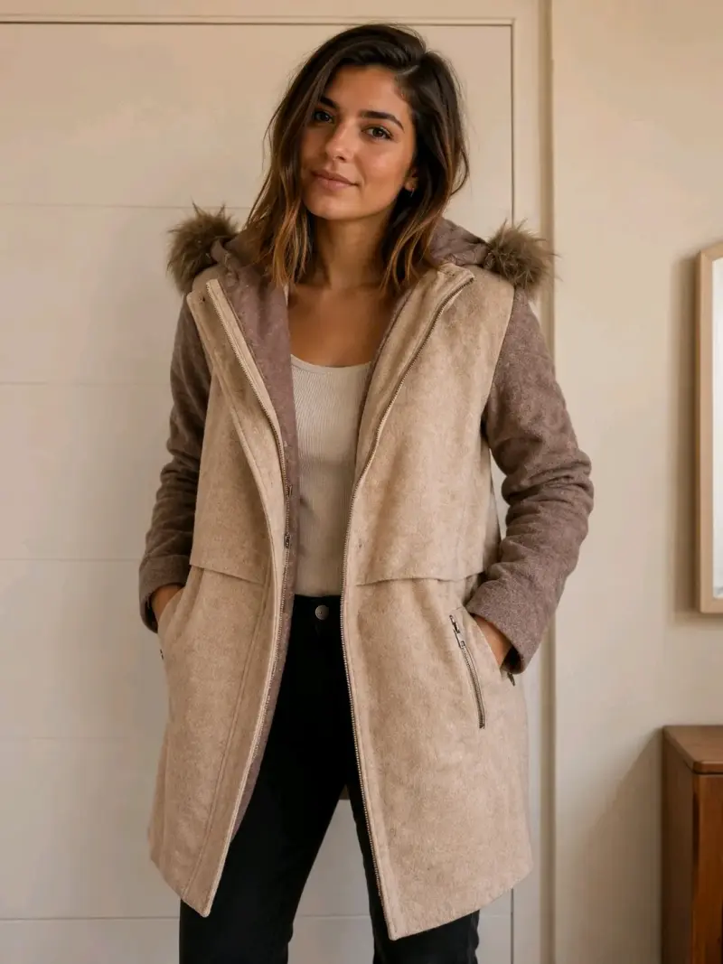 Abrigo de lana Marie Claire