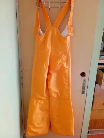 Pantalones de nieve naranjas para niños - miniatura 1