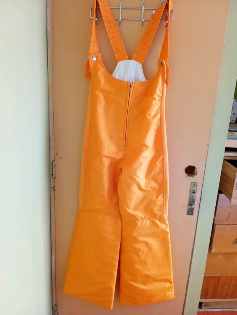 Pantalones de nieve naranjas para niños - 2