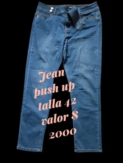 Jeans push up talla 42 azul - miniatura 1