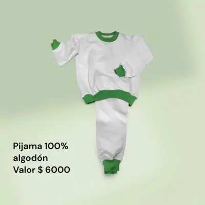 Pijama de niño 100% algodón con detalles de color - miniatura 2