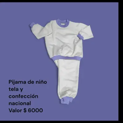 Pijama de niño 100% algodón con detalles de color - miniatura 4