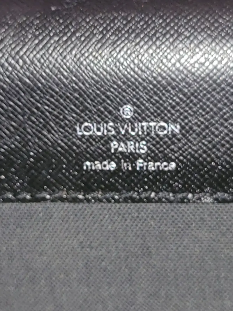 Maletín de cuero negro Louis Vuitton con cierre metálico - 6
