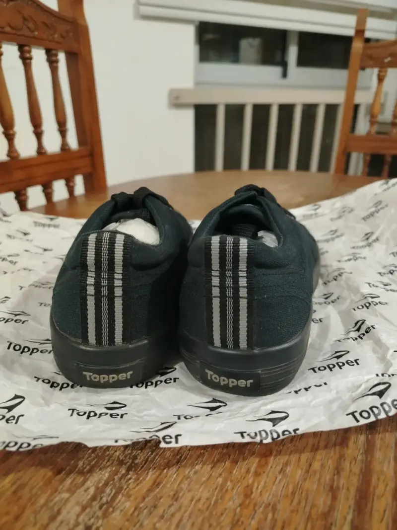 Zapatillas negras casuales Topper Talla 39 - 3