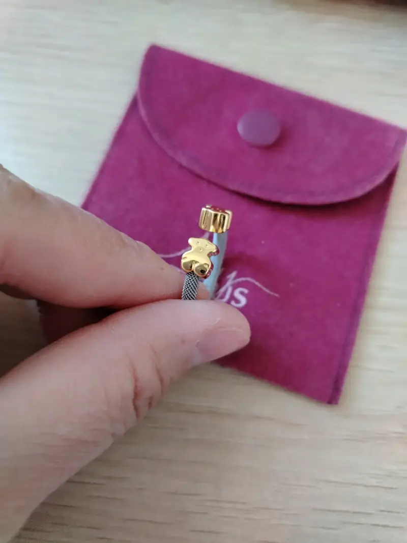 Anillo Tous oro 18k y acero - 4