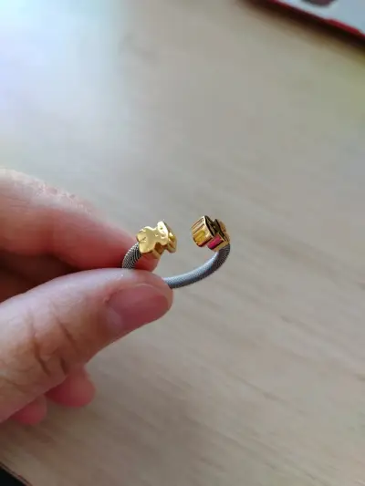 Anillo Tous oro 18k y acero - miniatura 5