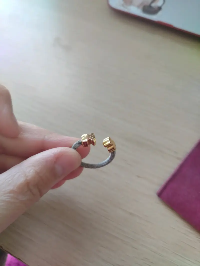 Anillo Tous oro 18k y acero - 6