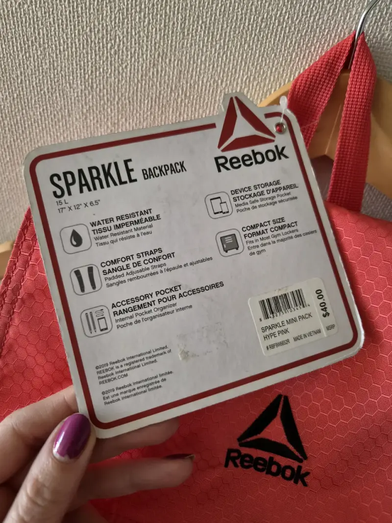 Mochila Reebok Sparkle impermeable - 2