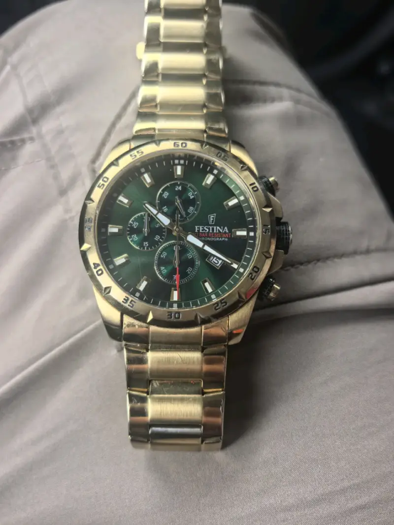 Reloj Festina F20541/3 Verde Hombre Cronógrafo - 4