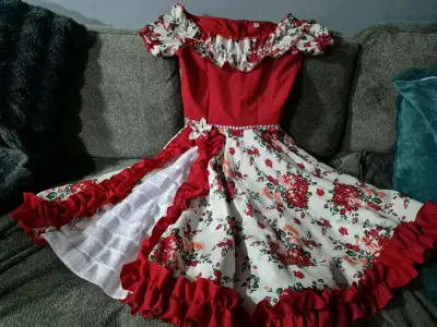 Vestido hermoso de cueca estilo corsé - miniatura 2