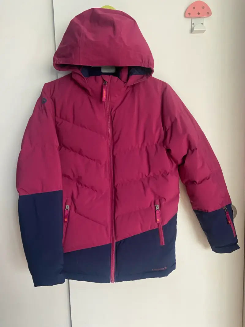Chaqueta de invierno Marmot burdeo y azul - 1