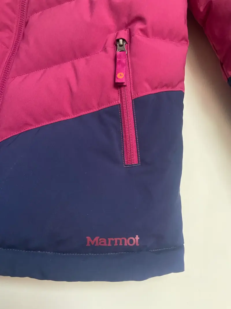 Chaqueta de invierno Marmot burdeo y azul - 3