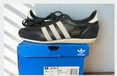 Zapatillas Adidas Japan W negras y blancas - miniatura 1