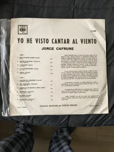 Vinilo Jorge Cafrune - Yo He Visto Cantar Al Viento - miniatura 2
