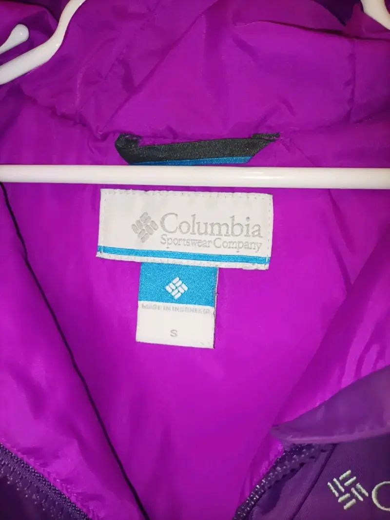Chaqueta de invierno morada Columbia para niña - 2