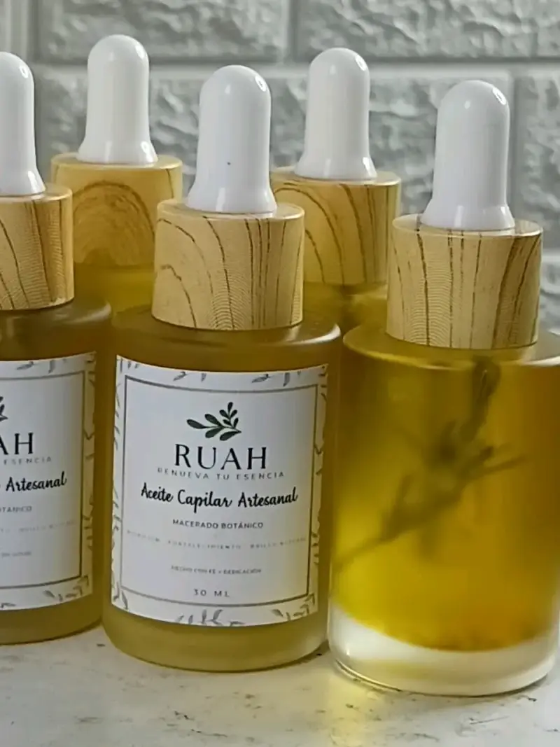 Aceite Capilar macerado Artesanal Ruah 30ml - 1
