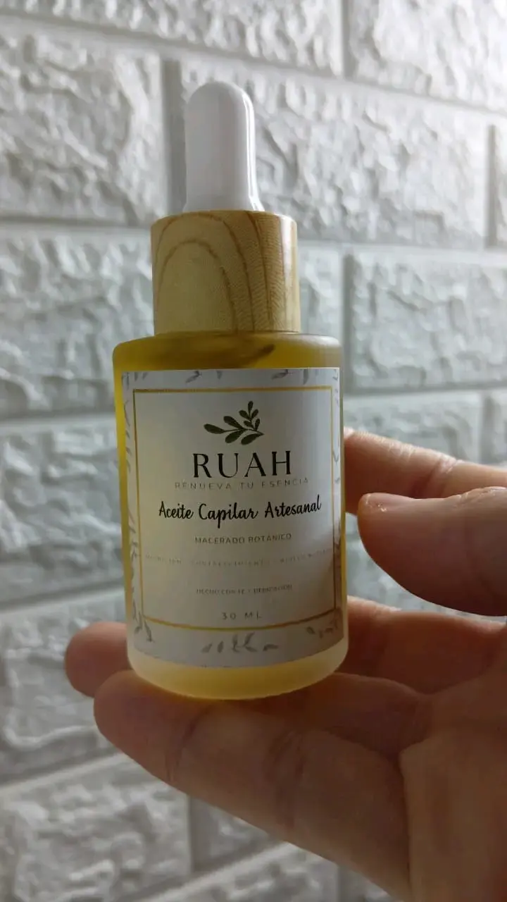 Aceite Capilar macerado Artesanal Ruah 30ml - 2