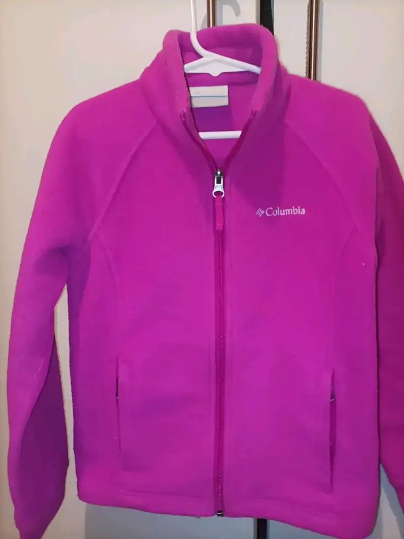 Chaqueta polar fucsia Columbia para niña - 2
