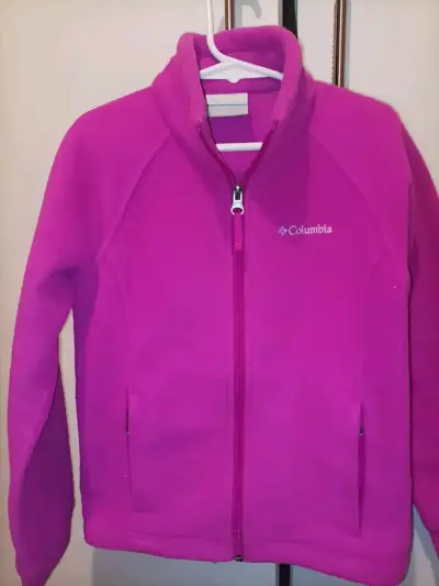 Chaqueta polar fucsia Columbia para niña - miniatura 2