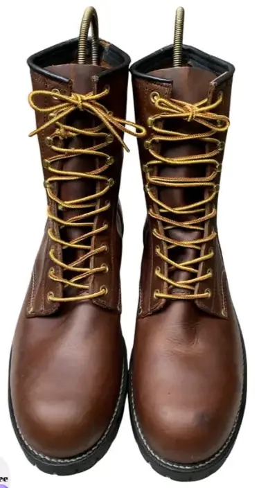 Botas de cuero marrón para hombre con suela antideslizante - miniatura 3