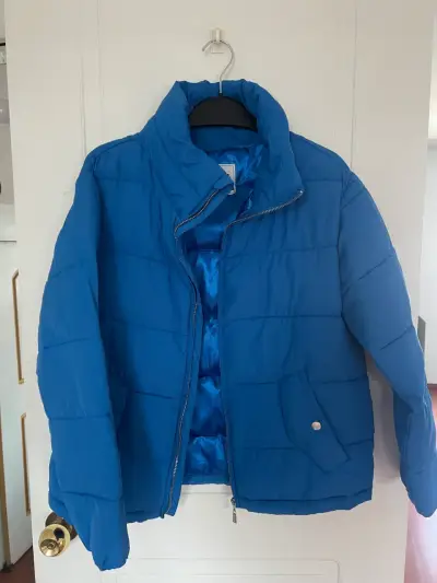 Chaqueta Puffer Azul Sybilla Talla S - miniatura 1