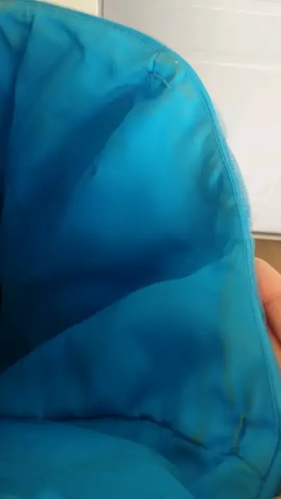Vestido de fiesta azul sin tirantes - miniatura 4