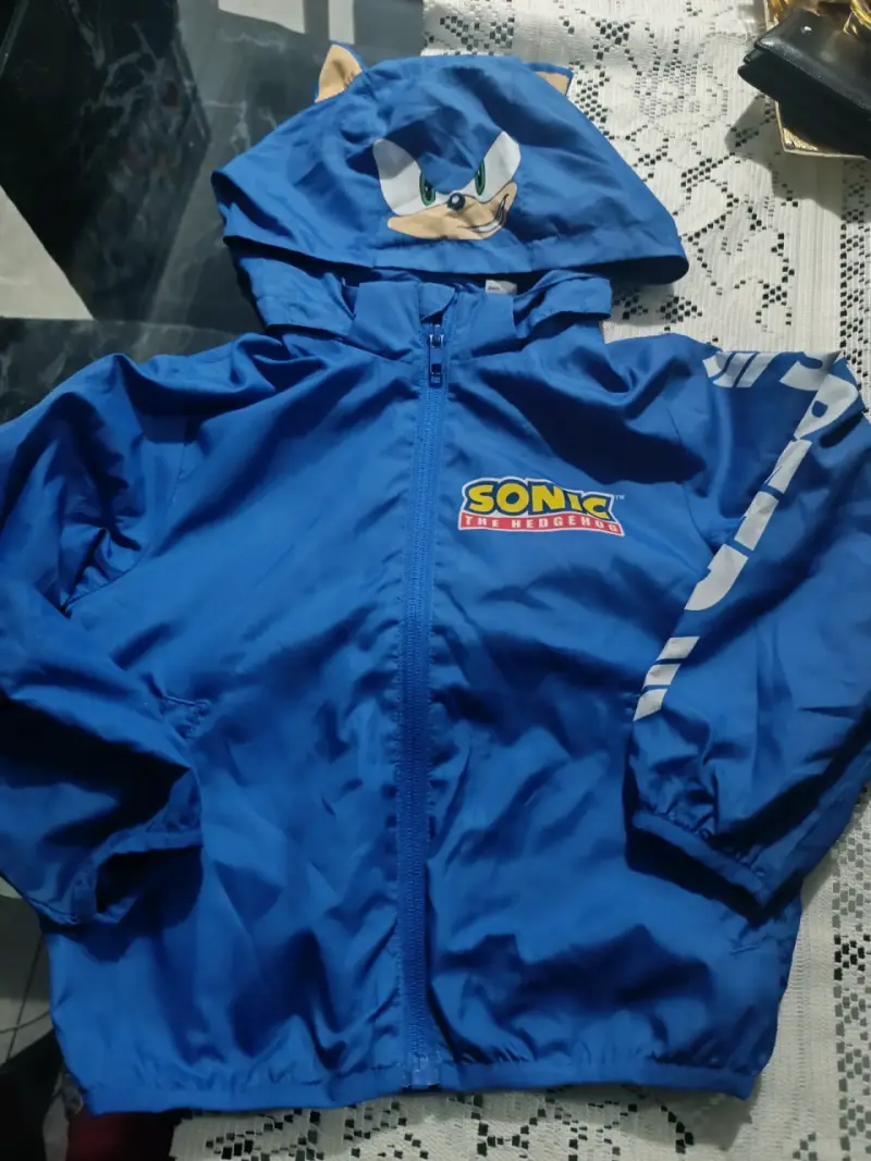 Chaqueta infantil Sonic azul H&M
