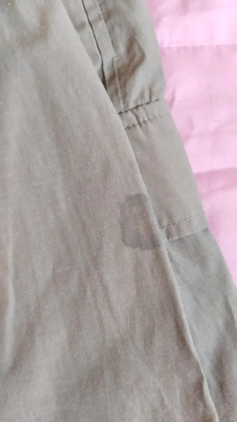 Pantalón cargo verde talla 40 con puño ajustable - 6