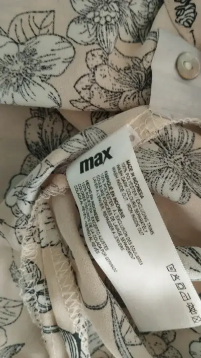Blusa floral de mujer Max en tonos beige - miniatura 3