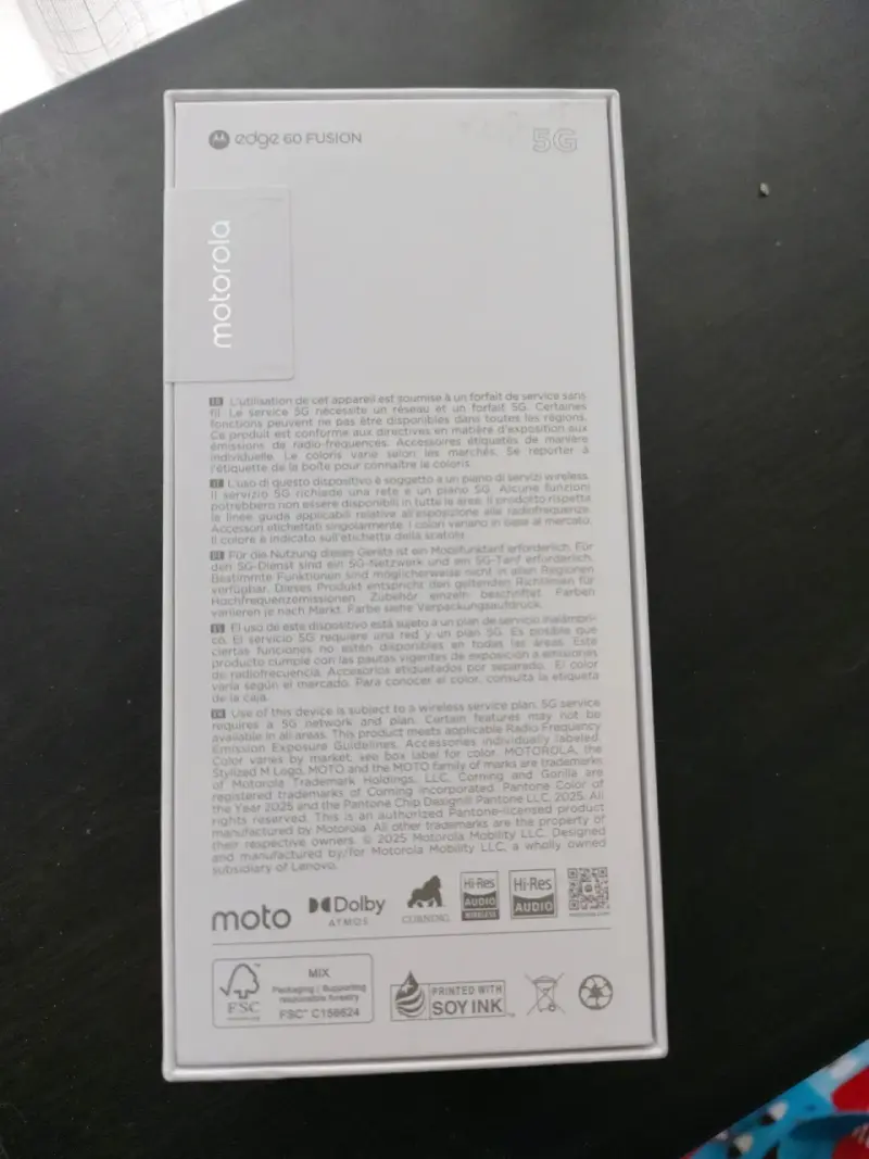 Smartphone Motorola Edge 60 256GB Fusion Sellado - 4