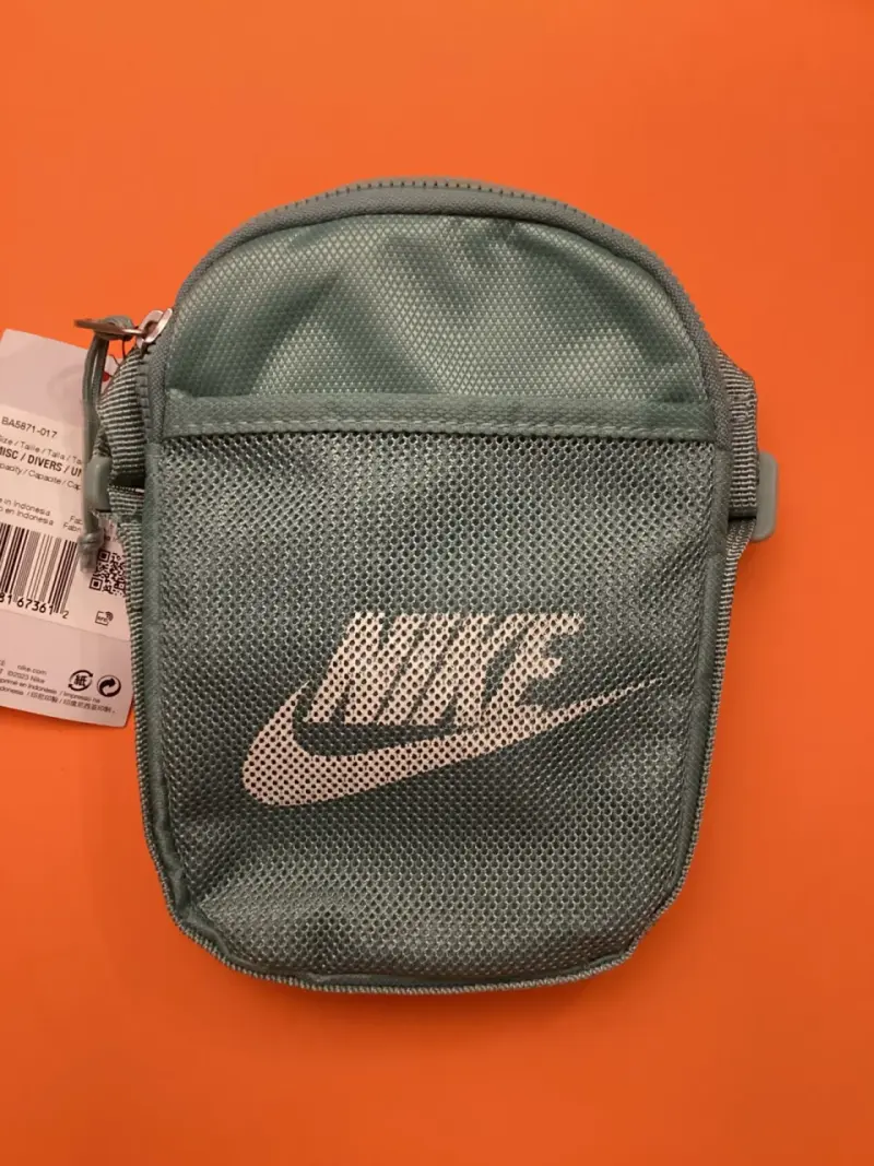 Bolso cruzado Nike verde unisex - 5