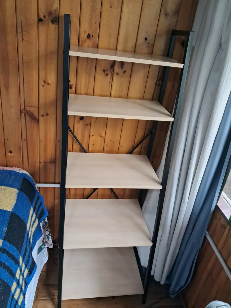 Estantería de Madera y Metal para Hogar