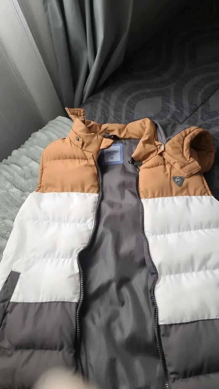 Chaqueta sin mang acolchado para niño Harvest Boys - 1
