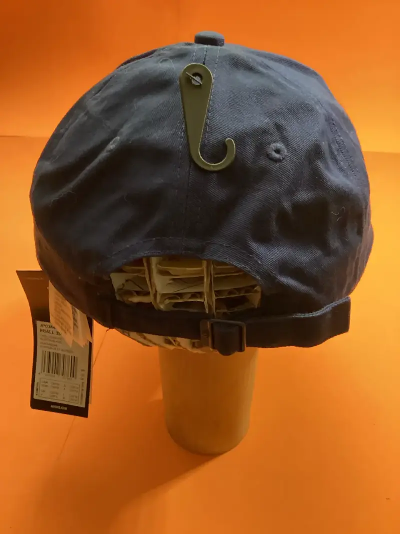 Gorra azul con logo y franjas blancas Adidas - 3